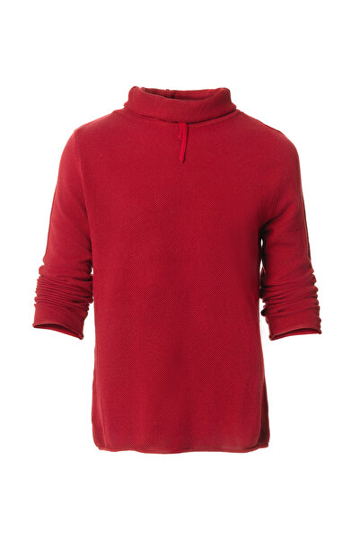 RTD&VLD Men's blos fine knit sweater burgundy