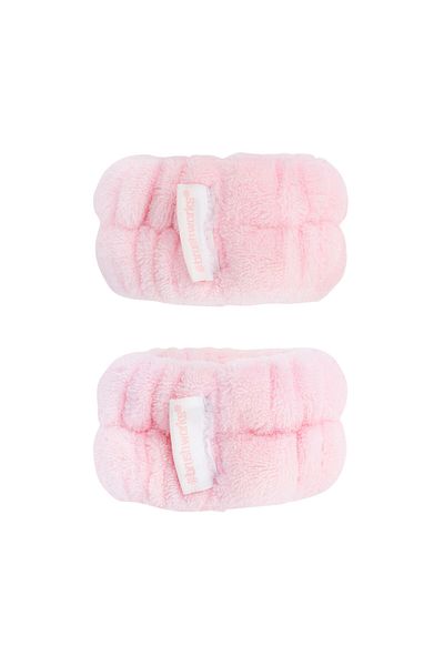 Brushworks Microfibre Wrist Wash Bands - 2 Pack