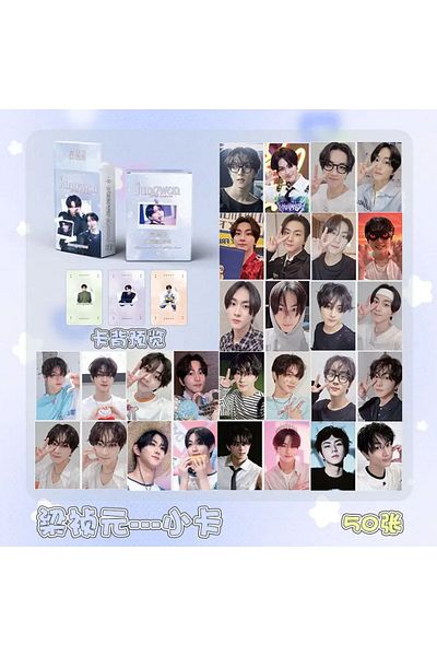 Kpop Dünyasi Enhypen'' Jungwon'' Double Direction Printed Hologram / Lomo Card Set