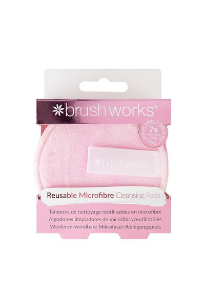 Brushworks Reusable Microfibre Cleansing Pads - 7 Pack