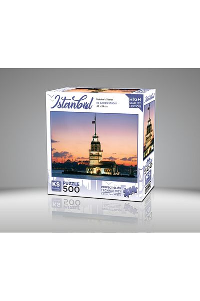 Ks Games 500 Pieces Maiden's Tower Day Istanbul Puzzle