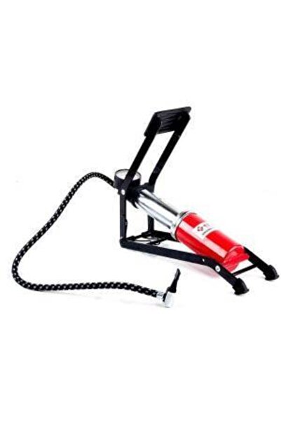 REKOTOOLS -Kalın Piston Basınç Göstergeli Ayak Pompası Bisiklet Top Araba Şiş...