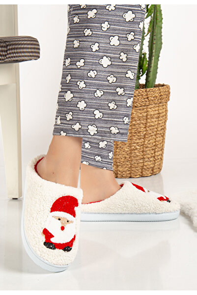 Slipcat Άγιος Βασίλης Χριστουγεννιάτικες Παντόφλες Home Slippers House Slippers Guest Slippers