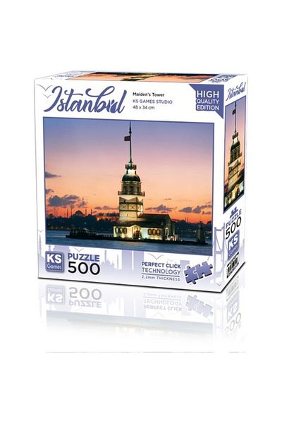Ks Games 500 Pieces Maiden's Tower Day Istanbul Puzzle