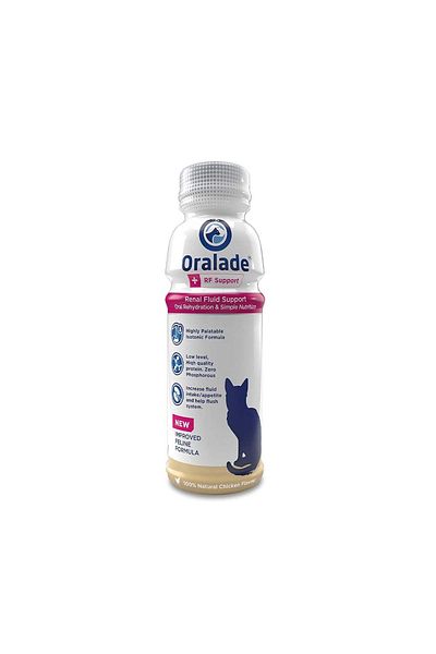ORALADE Renal Fluid Support Oral Hydration and Simple Nutrition for Cats and Dogs - 330ml