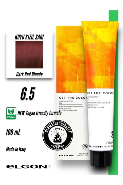 Elgon Get The Color 6.5 Profesyonel Saç Boyası (100 ml.) (Oksidansız)
