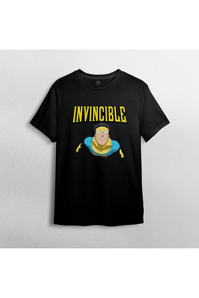 Pixxa Μπλουζάκι Invincible Crew Neck 100% βαμβακερό - Μοντέλο 1