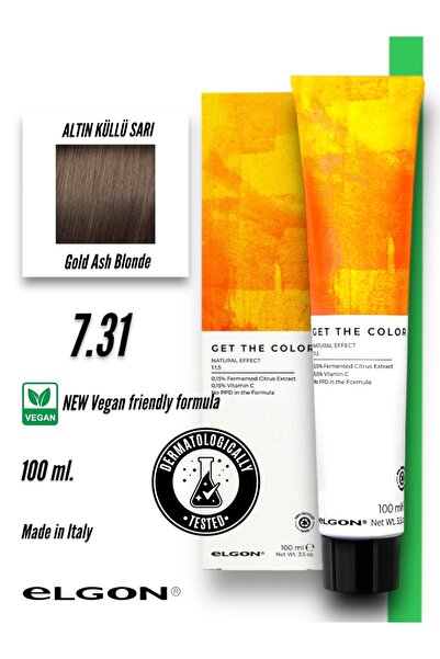 Elgon Get The Color 7.31 Profesyonel Saç Boyası (100 ml.) (Oksidansız)