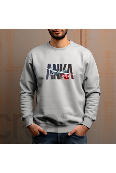 Crea Eymer Wear ANKA Ilustrativna B Štampano O Oversize kroj 3 Konac Hoodie D...