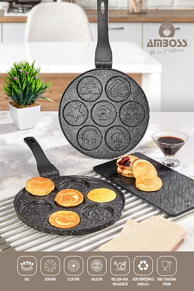 Amboss Funny Emoji Pancakes Pancakes 26 cm