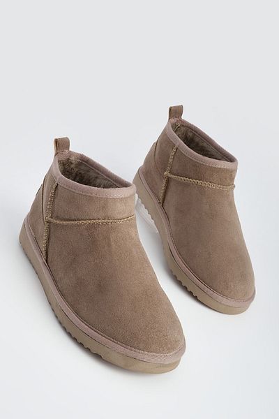 Marjin Ежедневни дамски ботуши с подплатена кожа Pasep Mink Suede