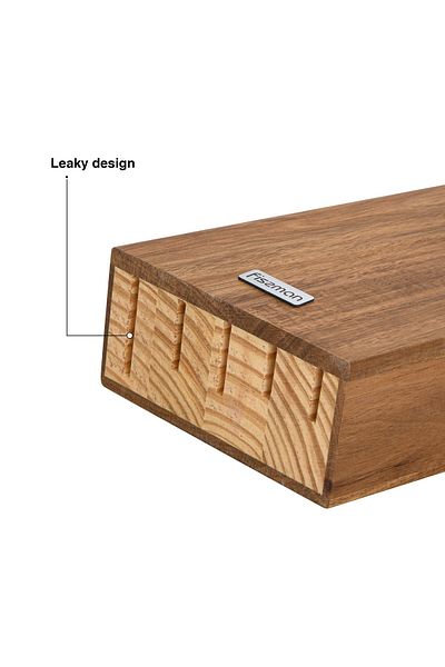 Fissman 6-Piece Knife Set Nagatomi with Acacia Wooden Block X30Cr13 Steel, Complete Set with Stand