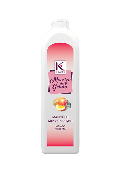 Krater Maestro Del Gelato Mango Meyveli Karışım Püre Mix 1 LT