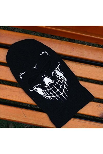 Karakedi Μαύρη μάσκα προσώπου Skull Smile