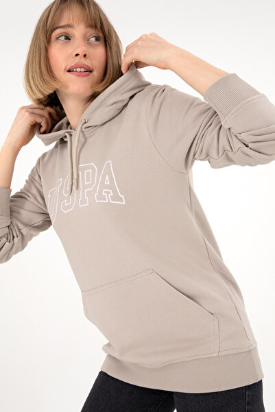U.S. Polo Assn. Erkek Taş Basic Sweatshirt 50295175-VR049