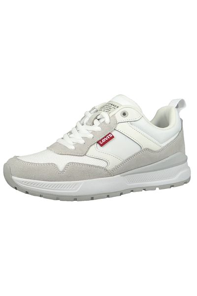 Levi's Damen Low Sneaker Oats Refresh S Low Top 234235-878 Weiß 50 Brilliant White Leder und Textil mit Rec