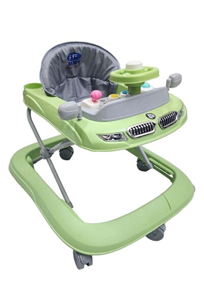 BabyCara مشاية أطفال بتصميم سيارة رياضية مع موسيقى