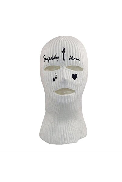 Karakedi White Tear - Heart Balaclava
