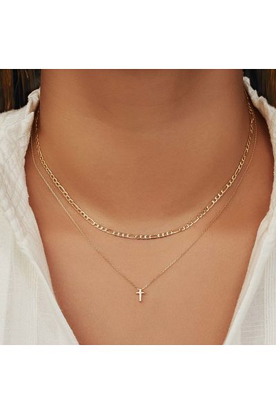 Isabel Bernard Cadeau D'isabel 14 Karat | Gold Halskette Und Armband Geschenksets Ib90091