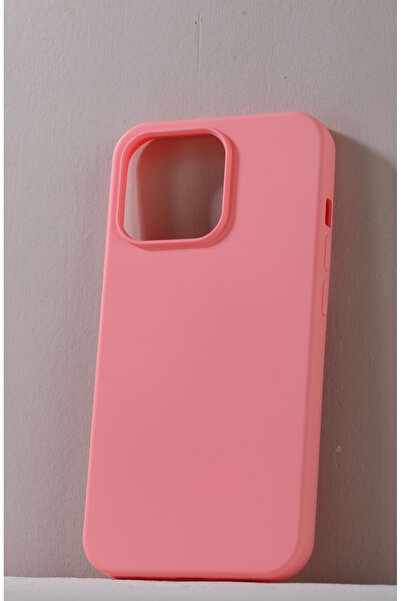 Mopal iPhone 13 Pro Uyumlu İçi Kadife Kaplı Cappy Silikon Darbe Dayanımlı Telefon Kılıfı