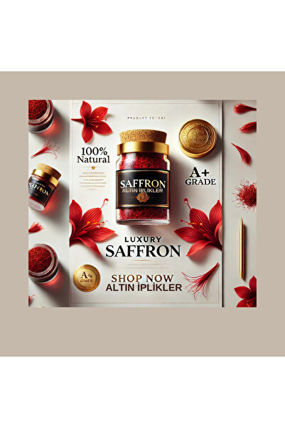Safran Super Negın Saffron A Kalite 10 Gr. Safran Baharat