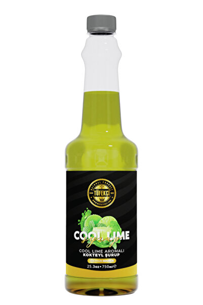 By Tüfekçi Cool Lime Konsantresi 15 Bardak Fresh Gerçek Şeker Yoğun Form Özel Formül (750 ML)
