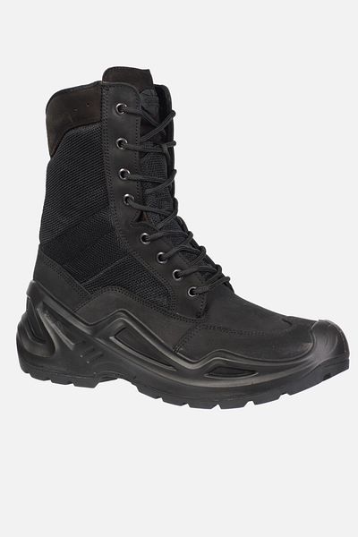 Scooter Δερμάτινες αδιάβροχες ανδρικές μπότες Tactical Black P3106NS