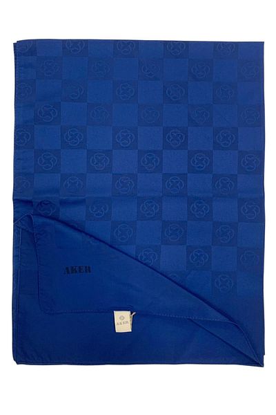 Aker Saks 922 - Noua șal cu monogramă cu model de șah