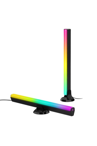 Govee Rgbıc H6046311 Flow Plus Dikey Tv-monitör Yanı Aydınlatma, Alexa, Google Asst. Wifi Bt 2'li