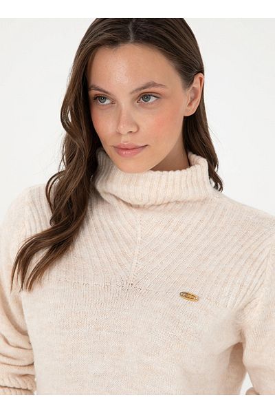U.S. Polo Assn. BAZA. Polo Assn. Hanorac de damă Antracit Melange - Bike Regular Fit EFEK DMLS