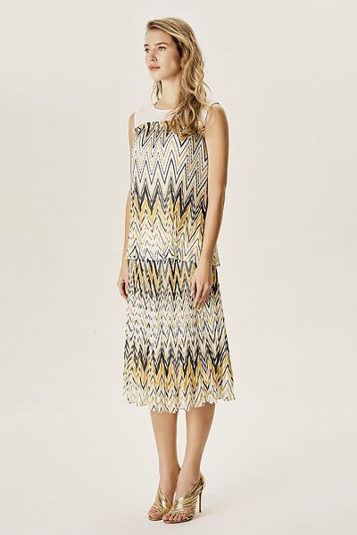 Naramaxx Pleated Chiffon Blouse