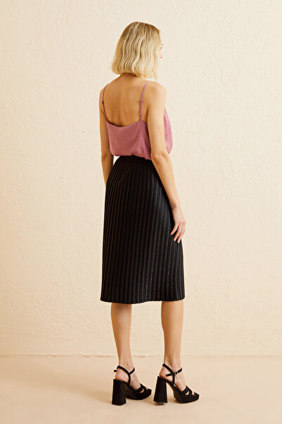 Naramaxx Midi Boy Piliseli Etek