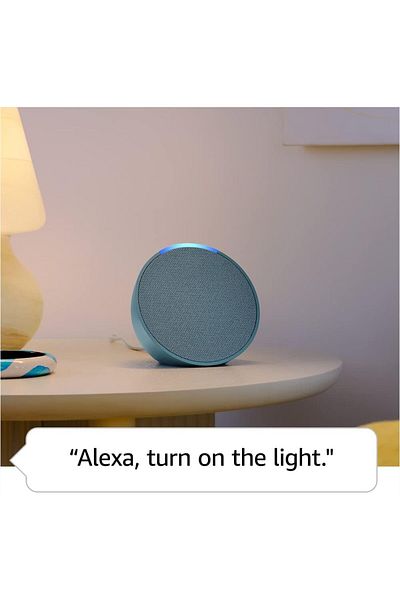 Amazon صدى البوب |   أصغر مكبر صوت Alexa يناسب كل غرفة