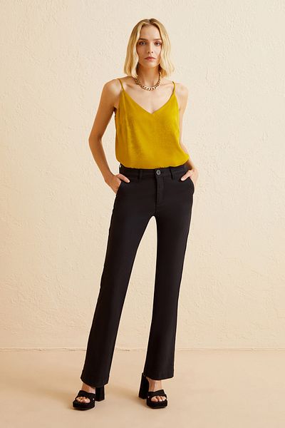 Naramaxx Strappy V-Neck Blouse