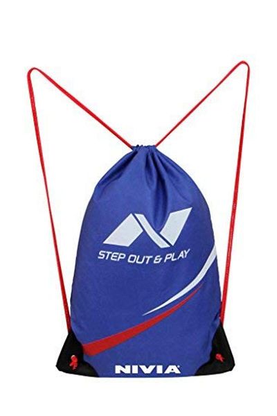 Nivia String Gym Drawstring Bag | Navy Blue | Standard | Waterproof | Lightweight | Sports