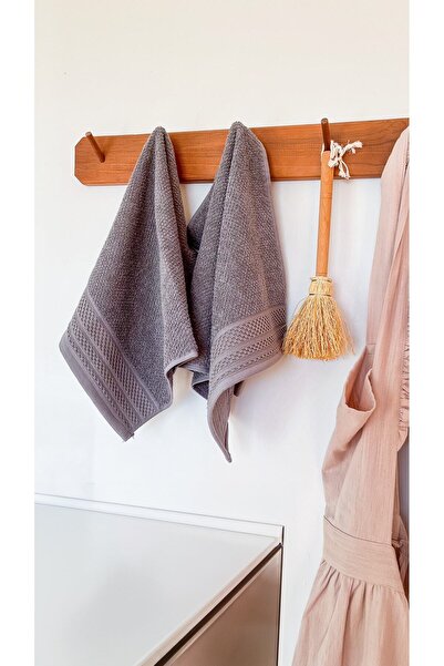 Mahmi Pamuk Gri Mutfak El Havlusu 4 Lü