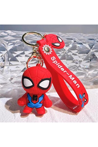 Karakedi سلسلة مفاتيح سبايدر مان من السيليكون