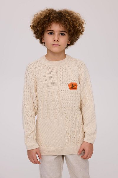Nebbati Hanorac alb pentru băieți BG Store