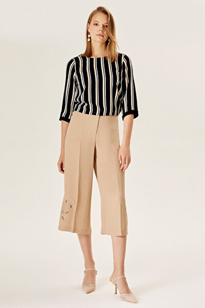 Naramaxx Nakışlı Bol Paça Pantolon