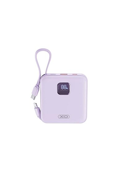 Xo 22.5w Pd Fast Type-c Usb-c Iphone Uyumlu Kablolu 10000 Mah Taşınabilir Şar...