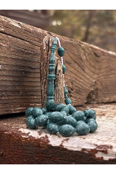 TESBİHSARAYI Mărgele de rugăciune CORIAN Amber - Mărgele de rugăciune din marmură cu cutie specială din lemn