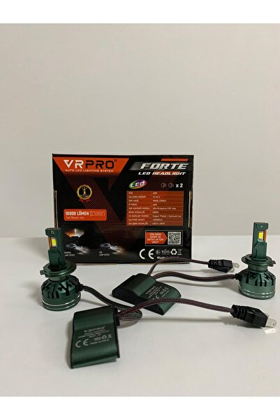 iq elektronik Forte H7 Led Far Ampulü 60w 18bin Lümen 12-24v Uyumlu