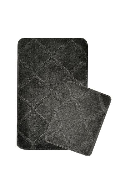 KONFOR Non-Slip Bathroom Mat Set – Long-Lasting, Soft Texture, Water Absorbent, Washable Set (50x80