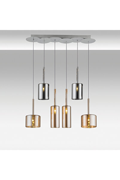 NZL Lighting Bal-Füme Karışık Sıralı Avize