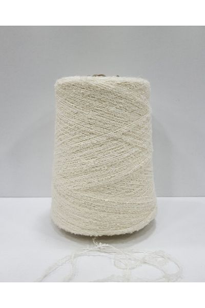 İPLİKOUTLET Χρώμα εκρού Εισαγόμενο Merino Boucle Σχοινί 400 γραμμαρίων