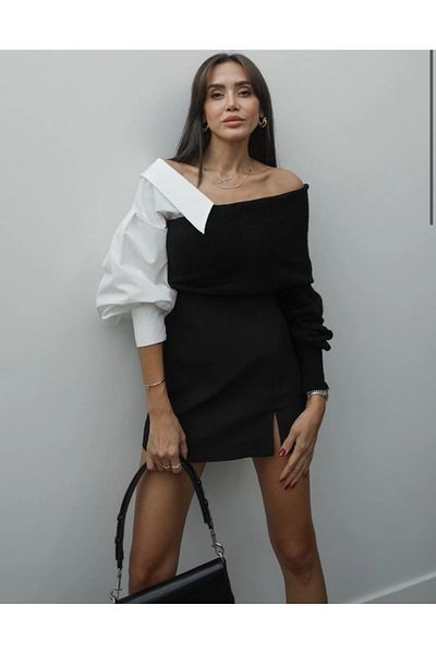 Bak'ap Trend Premium Cămașă Detaliată Tricot Bluză Pulover
