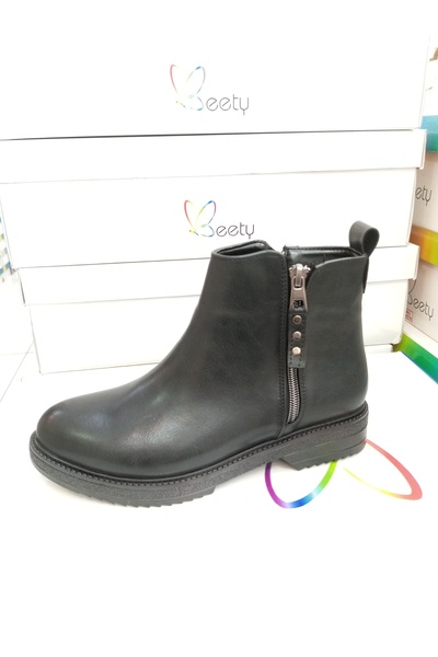 Beety 23bk99.101 siyah kışlık yarım bot