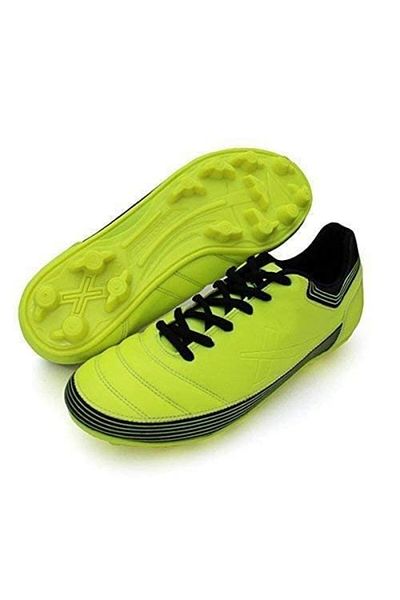Vector X Chaser Football Shoes | Yellow/black | 5 Uk/6 Us/39 Eu | Synthetic Leather | Padded