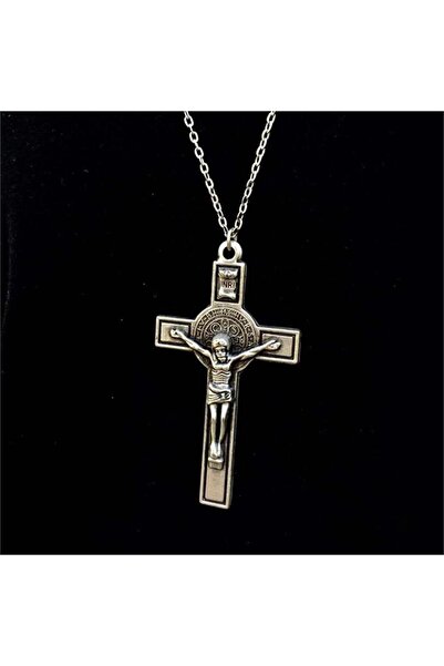 Karakedi 3D Jesus Christ Haç Kolye