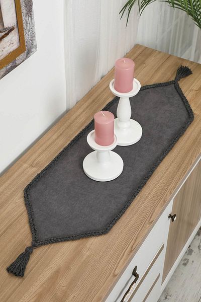 Aisha's Design 90x30 Tasseled Runner,r-31k